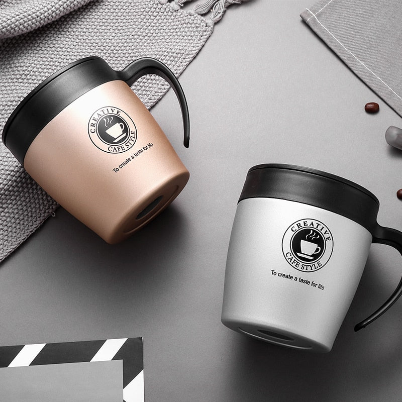 YIHAO Double Wall Stainless Steel Vacuum Flask Insulated Cup 300ml 380ml 500ml