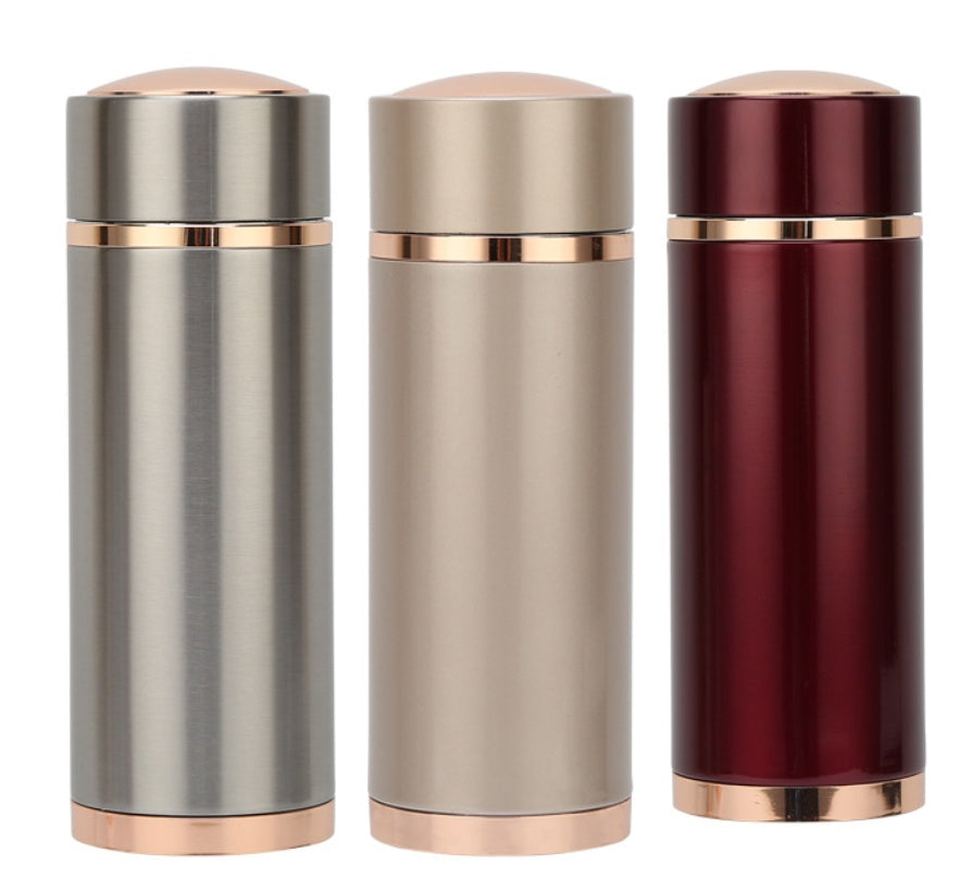 Stainless Steel Thermo Mug Vacuum Flask Insulated 380ml Gold