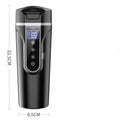 Portable Car Bottle With Smart Touch Digital Display Insulated Travel Cup