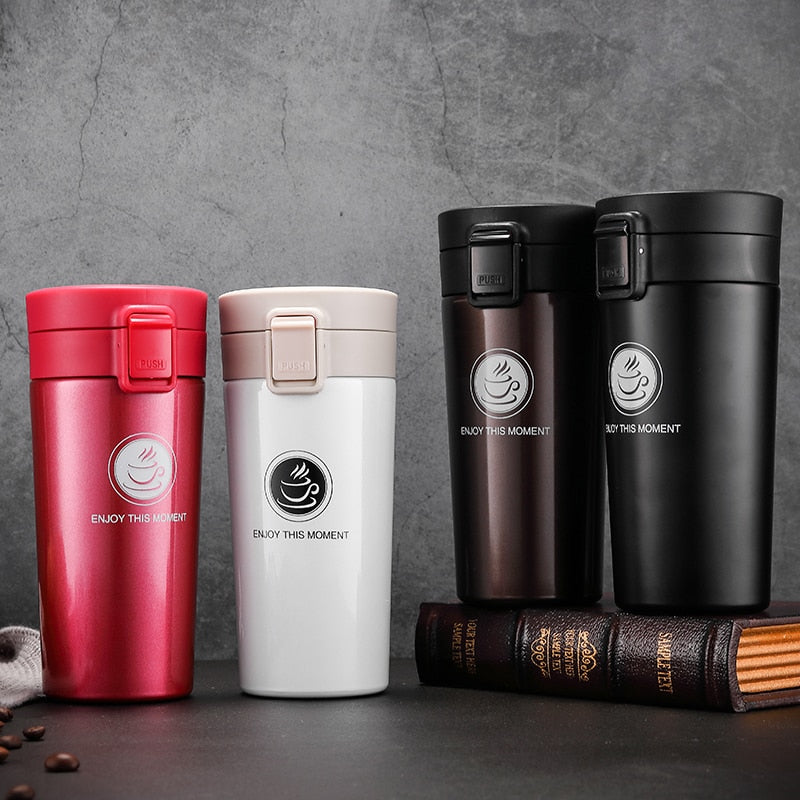 YIHAO Double Wall Stainless Steel Vacuum Flask Insulated Cup 300ml 380ml 500ml