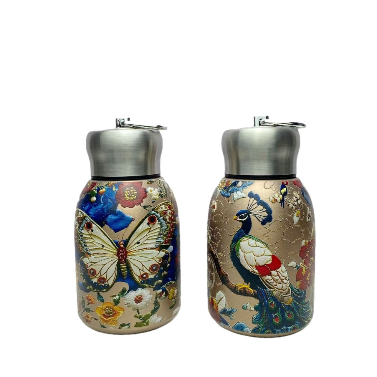 Mini Insulated Water Bottle With Pull Ring 300ml 316 Stainless Steel
