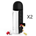 Two In One Water Cup Pill Box 7 Day Organizer Bottle For Outdoor Use