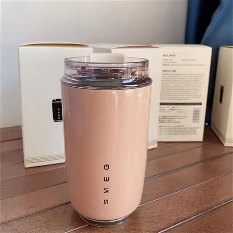Pink Stainless Steel Travel Mug Insulated Cup Coffee Bottle