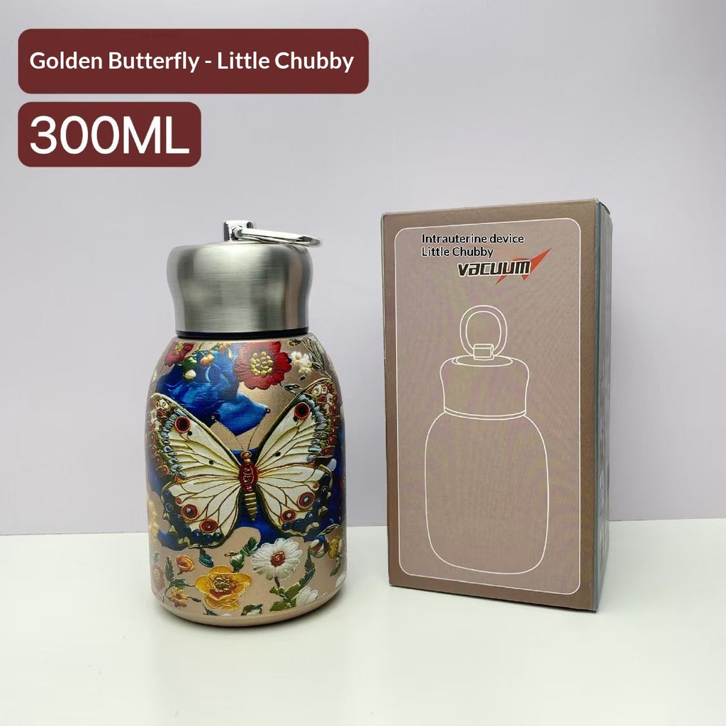 Mini Insulated Water Bottle With Pull Ring 300ml 316 Stainless Steel