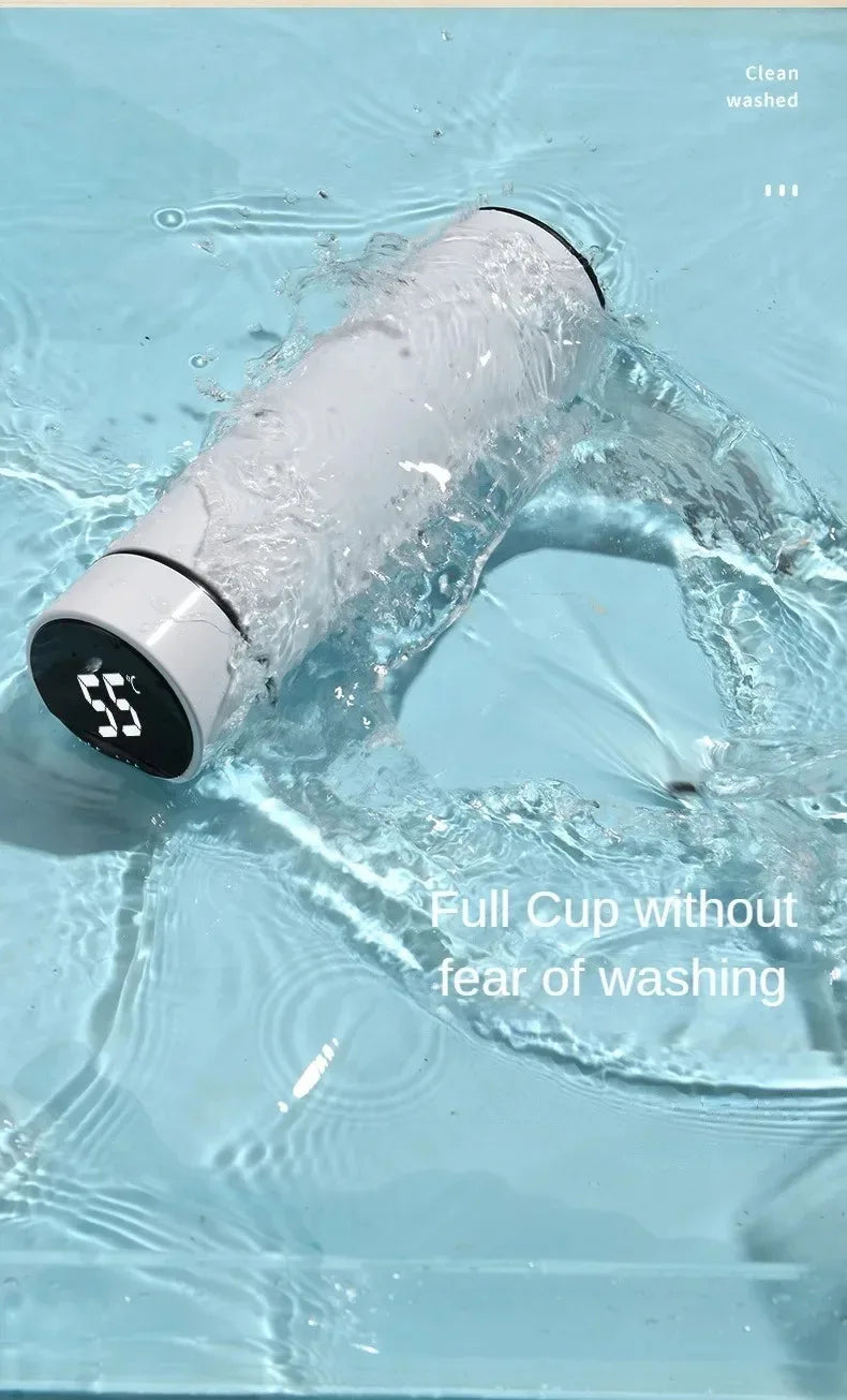 500ML Intelligent Temperature Thermos Bottle Sports Water Cup Car Insulated Cup Keeps Cold and Heat Thermal Mug Vacuum Flasks