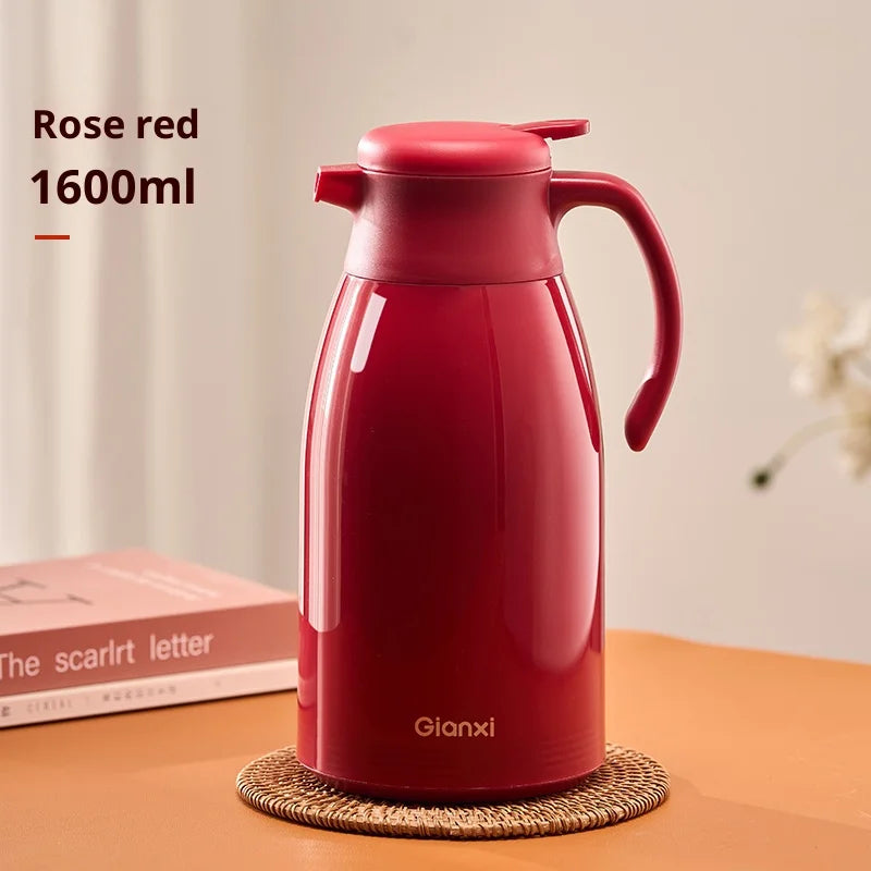 Gianxi Red Thermos  Household Large Capacity Thermos  Wedding Dowry Pair Thermos  Office Thermos