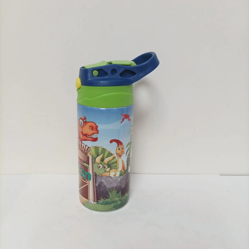 350ML Children Kids Thermos DIY LOGO customize Photo Name Colorful Printing Full Around Bottle Creative Gift School Kindergarten