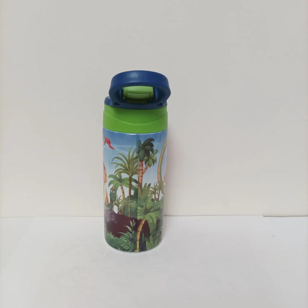 350ML Children Kids Thermos DIY LOGO customize Photo Name Colorful Printing Full Around Bottle Creative Gift School Kindergarten