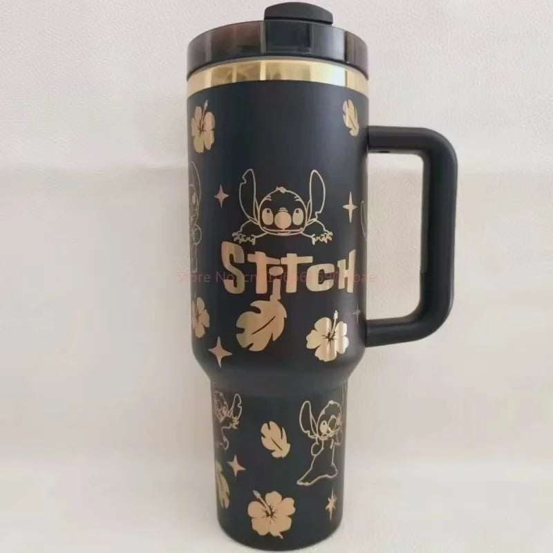 BEAST KINGDOM Stainless Stitch Insulated Cup 1180ml 304 Stainless Steel Vacuum Insulated Car Coffee Cup Sports Outdoor Travel