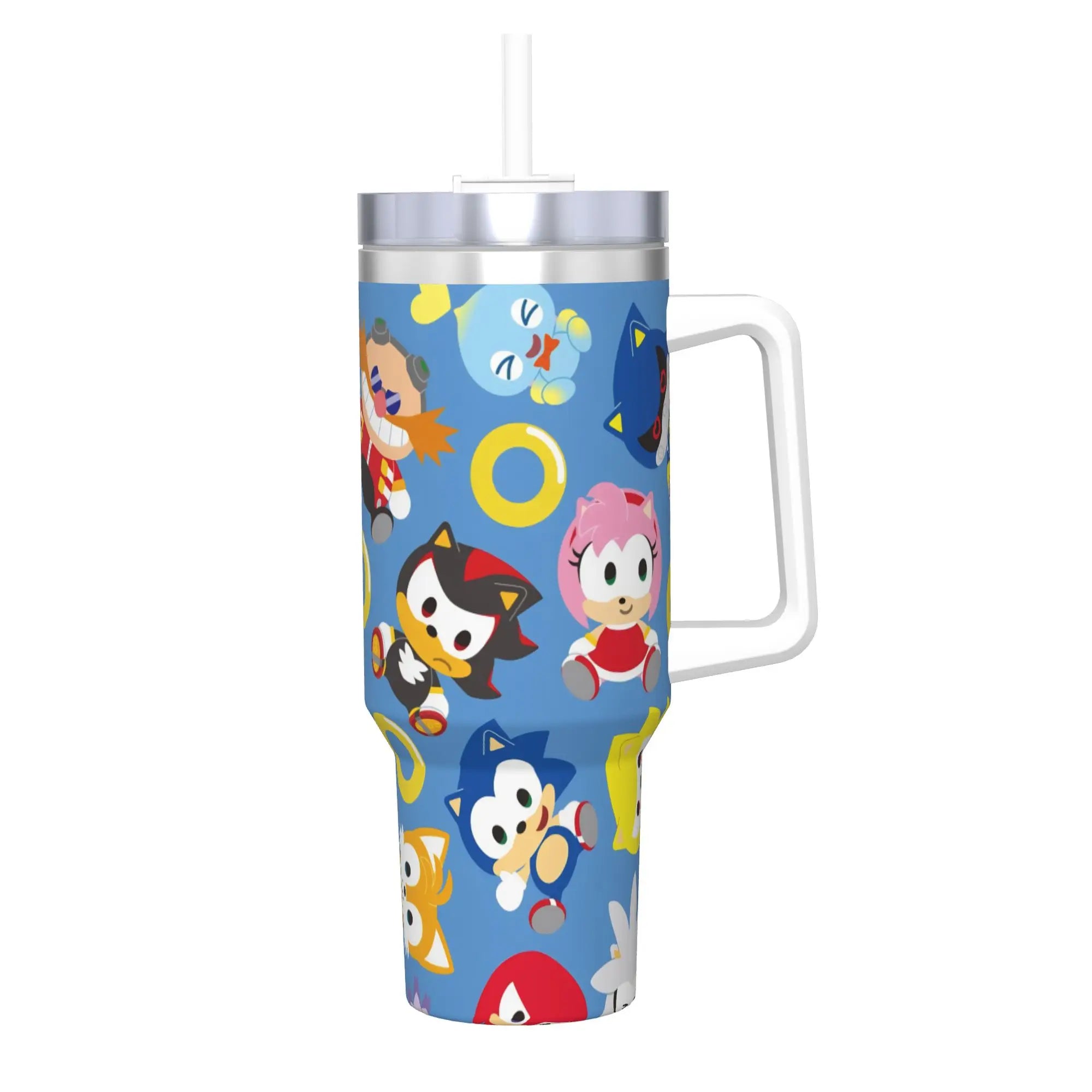 Stainless Steel Tumbler S-Sonices Game Thermal Mug Blue Character
Heat Preservation Hot Drinks Car Mugs Driving Water Bottle