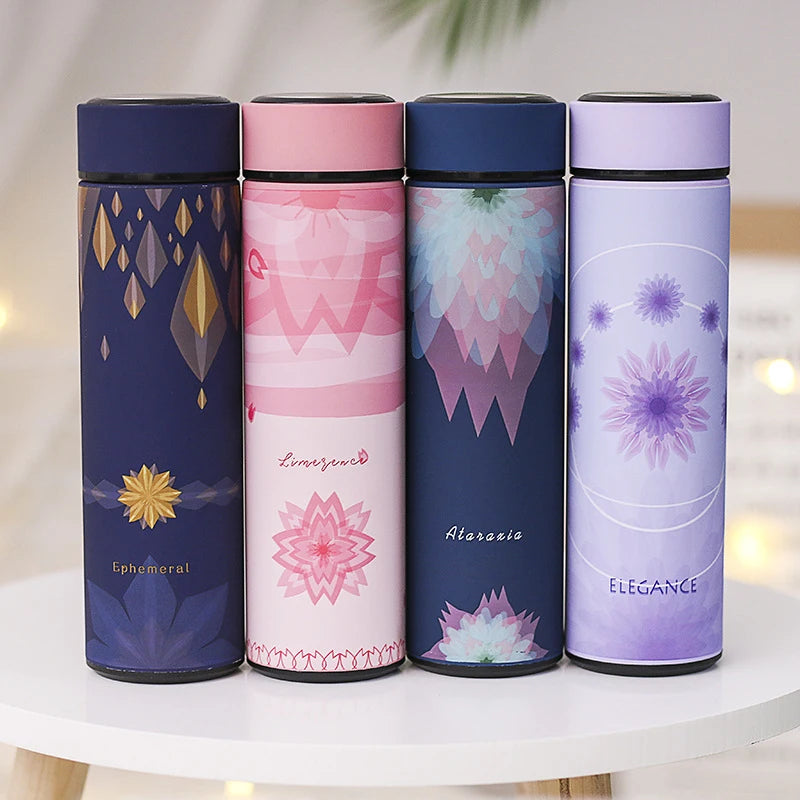 Portable Cup Thermos Water Bottle  Stainless Steel Dreamy Coffee Term Thermos For Tea Thermal Mug Cup Thermal Hot Sale 500ml