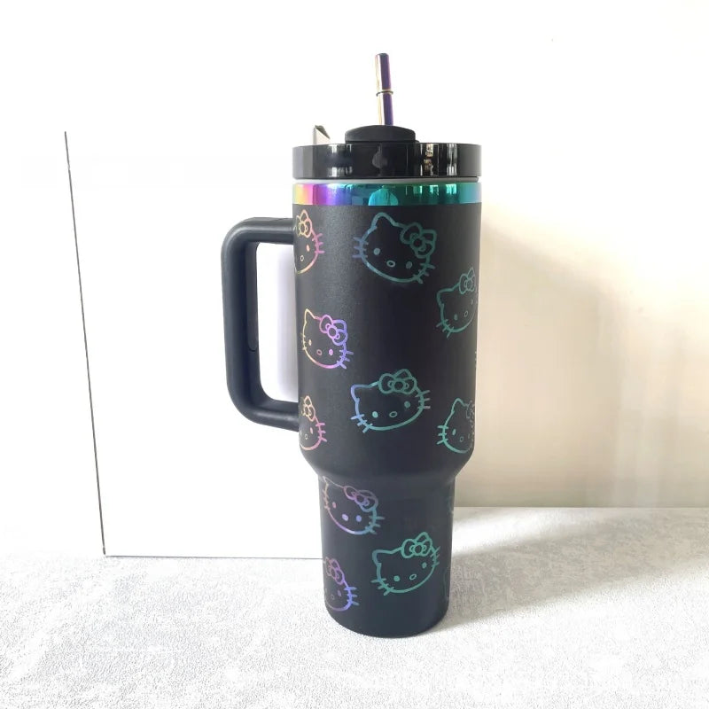 BEAST KINGDOM Stainless Stitch Insulated Cup 1180ml 304 Stainless Steel Vacuum Insulated Car Coffee Cup Sports Outdoor Travel