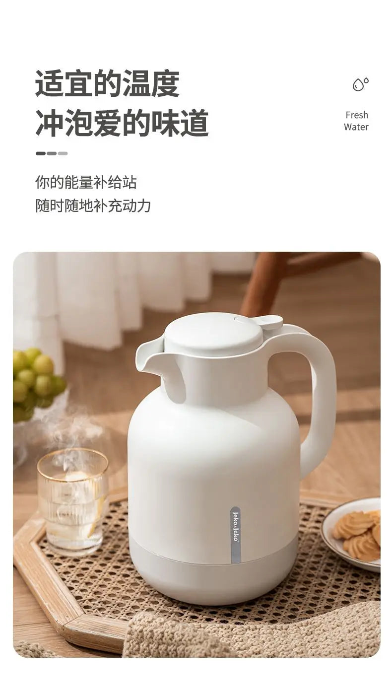 Thermos household large-capacity glass liner 36 hours insulation kettle boiling water bottle home school thermos
