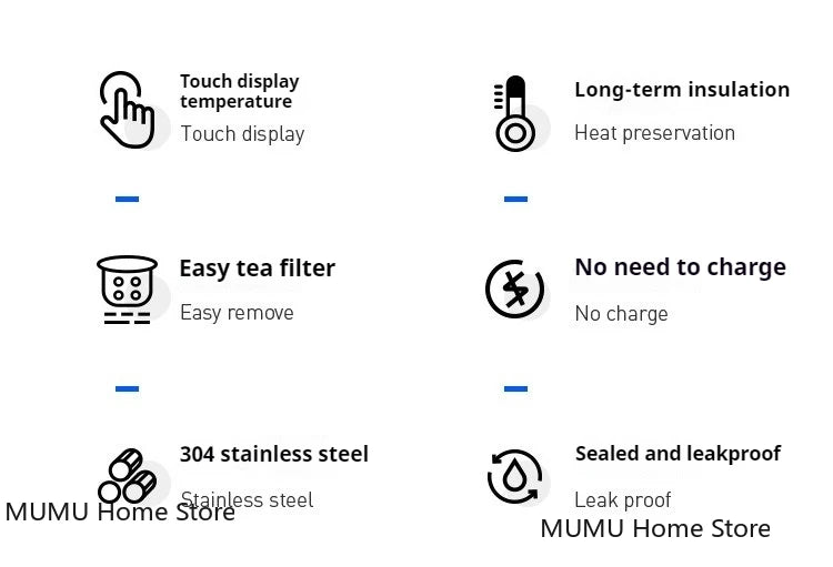 500ML Temperature Thermos Bottle Stainless Steel Insulated Vacuum Flask Portable