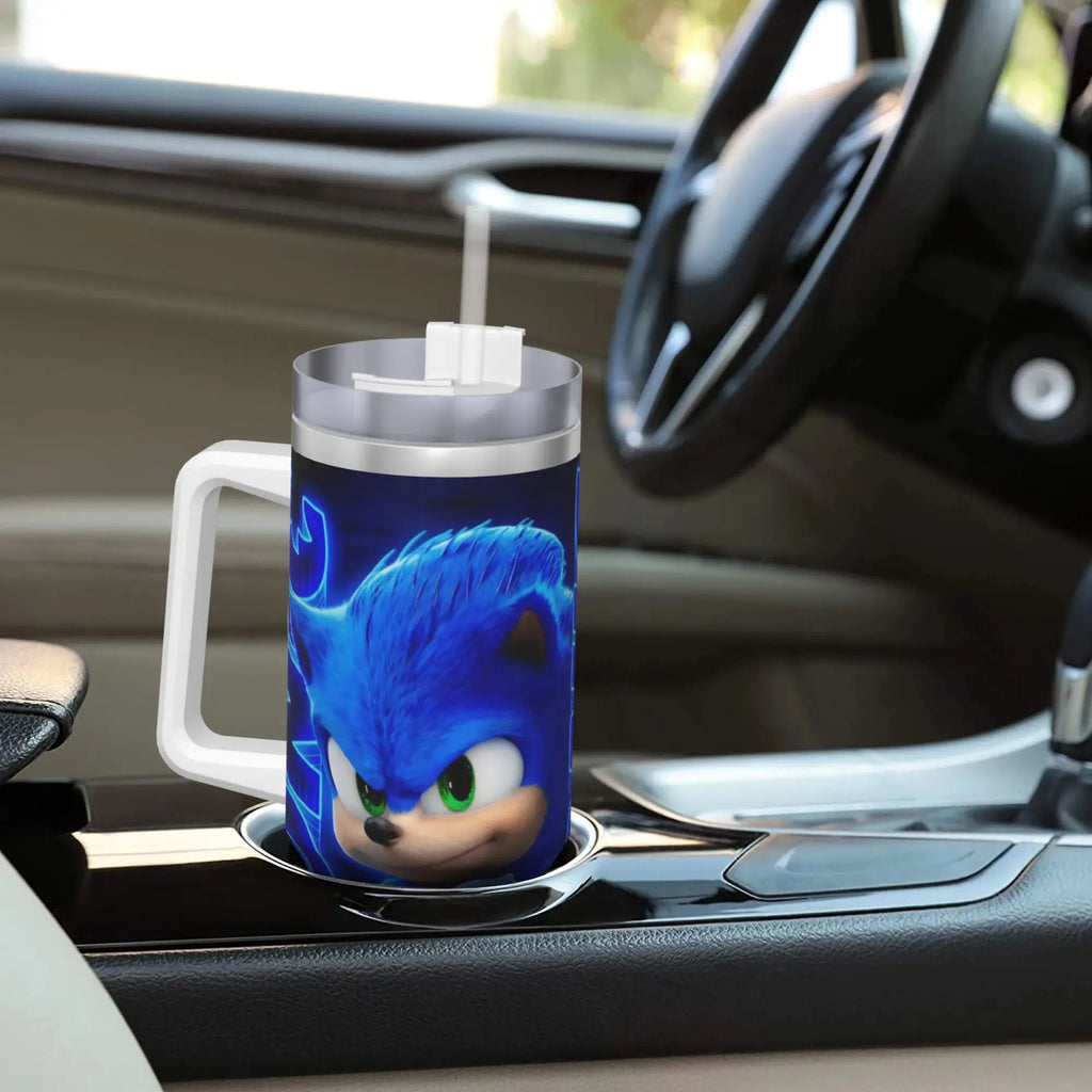 Stainless Steel Tumbler S-Sonices Game Thermal Mug Blue Character
Heat Preservation Hot Drinks Car Mugs Driving Water Bottle