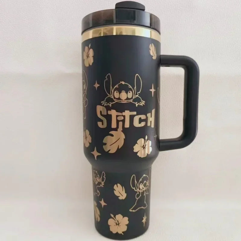 BEAST KINGDOM Stainless Stitch Insulated Cup 1180ml 304 Stainless Steel Vacuum Insulated Car Coffee Cup Sports Outdoor Travel