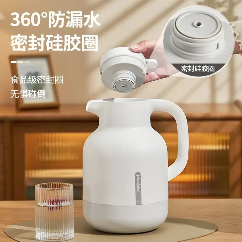 Thermos household large-capacity glass liner 36 hours insulation kettle boiling water bottle home school thermos