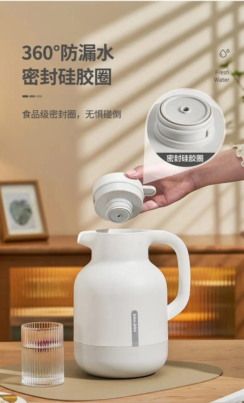 Thermos household large-capacity glass liner 36 hours insulation kettle boiling water bottle home school thermos