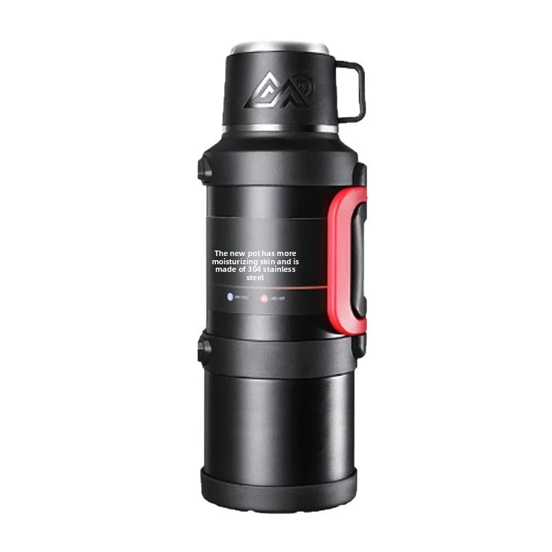 Car Large Thermos -1.7L/2.0L/2.5L Stainless Steel Thermos, Suitable for Travel, Camping  Super Large Vacuum Insulati