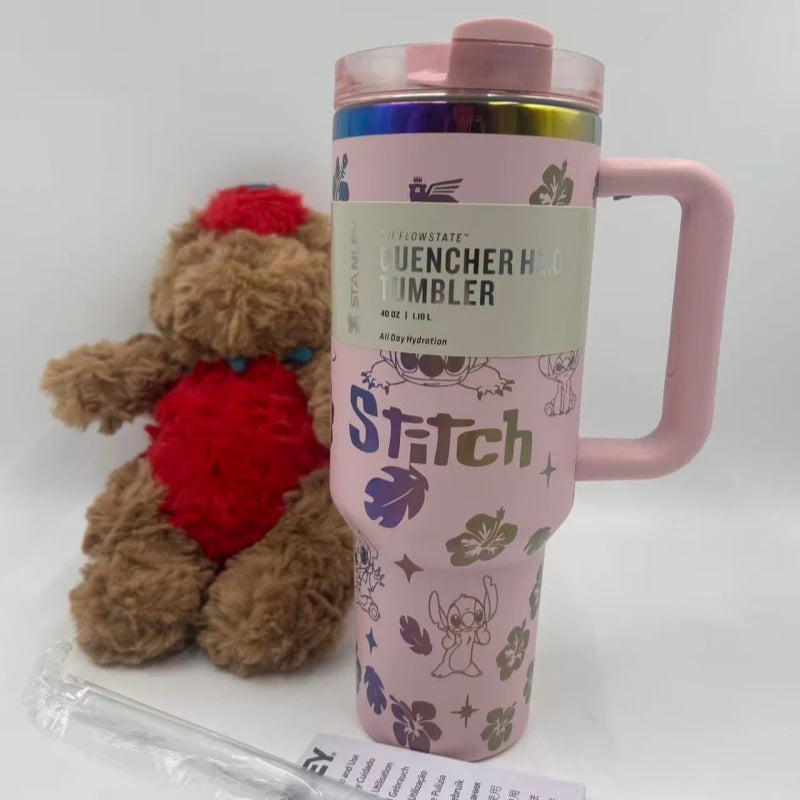 BEAST KINGDOM Stainless Stitch Insulated Cup 1180ml 304 Stainless Steel Vacuum Insulated Car Coffee Cup Sports Outdoor Travel