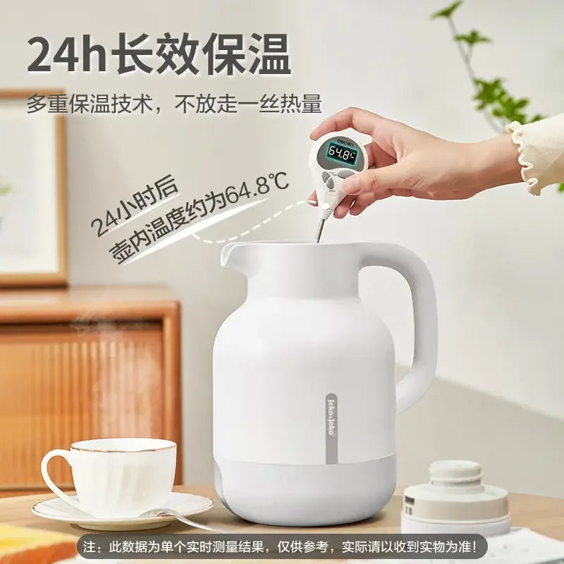 Thermos household large-capacity glass liner 36 hours insulation kettle boiling water bottle home school thermos