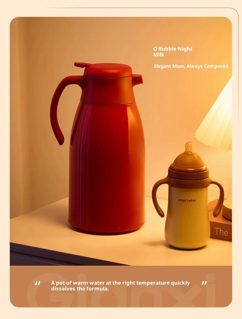 Gianxi Red Thermos  Household Large Capacity Thermos  Wedding Dowry Pair Thermos  Office Thermos