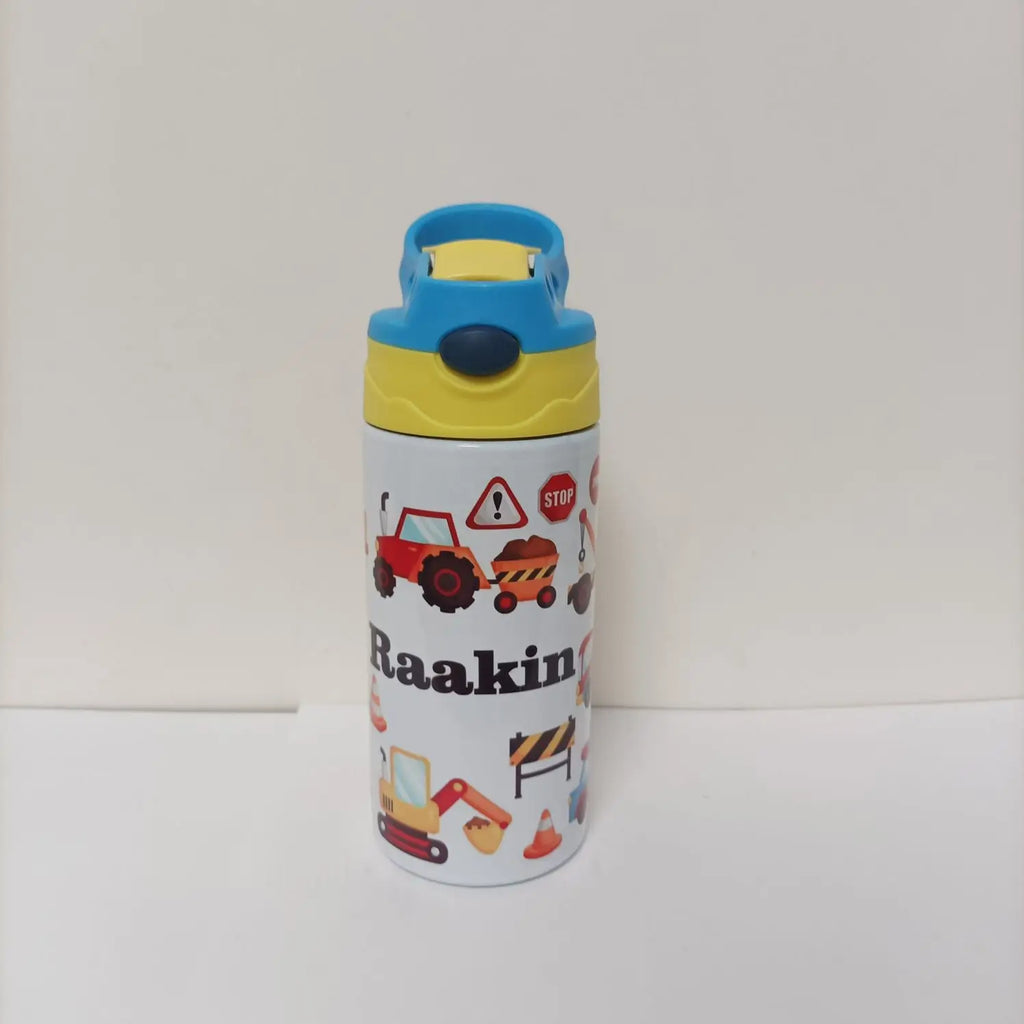 350ML Children Kids Thermos DIY LOGO customize Photo Name Colorful Printing Full Around Bottle Creative Gift School Kindergarten