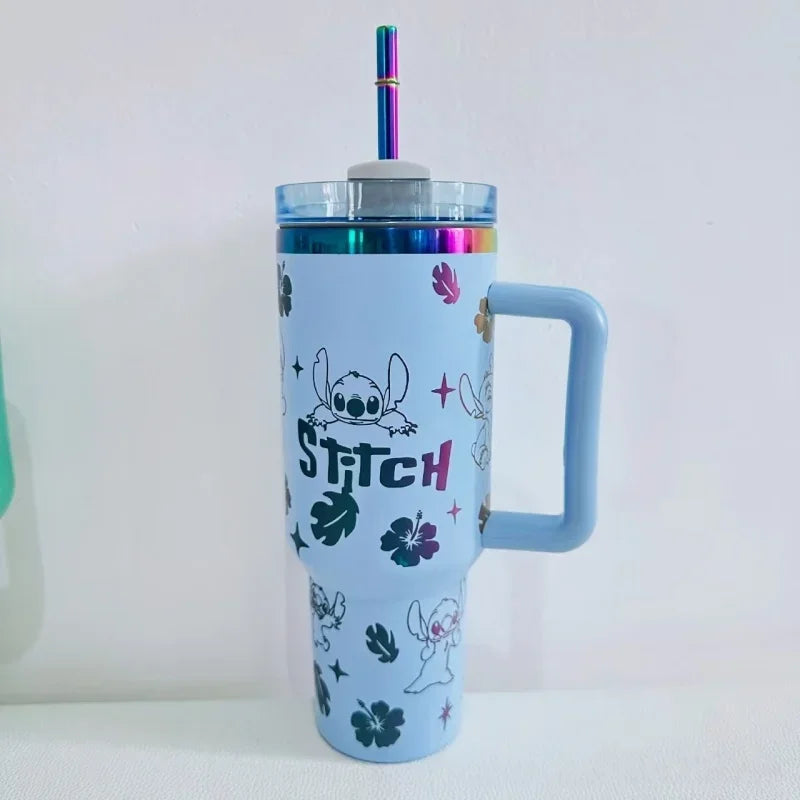 BEAST KINGDOM Stainless Stitch Insulated Cup 1180ml 304 Stainless Steel Vacuum Insulated Car Coffee Cup Sports Outdoor Travel