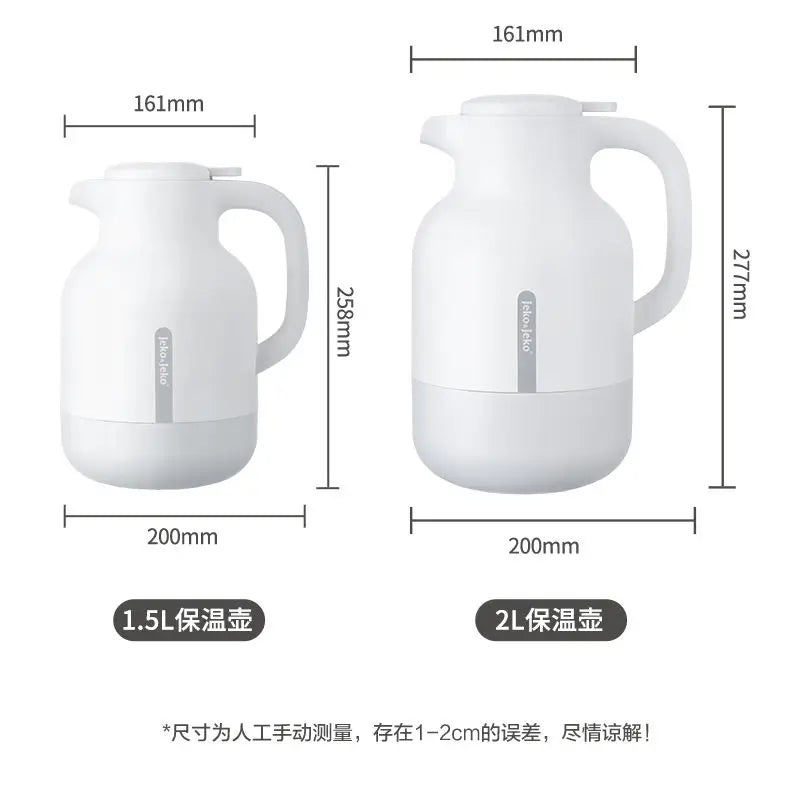 Thermos household large-capacity glass liner 36 hours insulation kettle boiling water bottle home school thermos