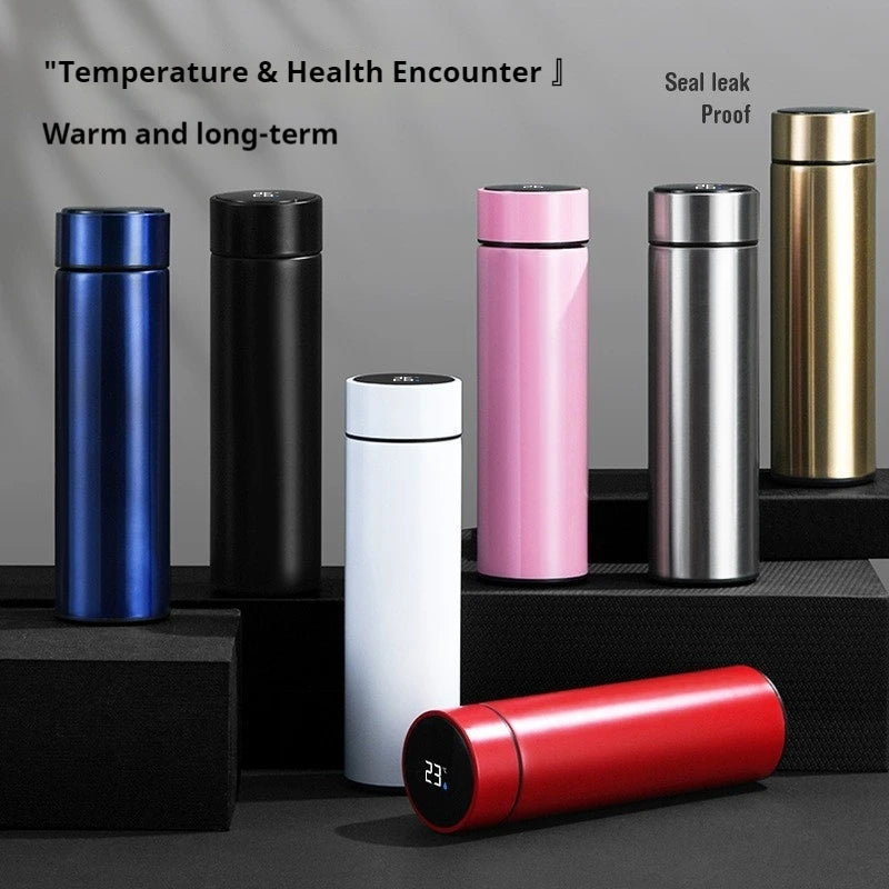 500ML Temperature Thermos Bottle Stainless Steel Insulated Vacuum Flask Portable
