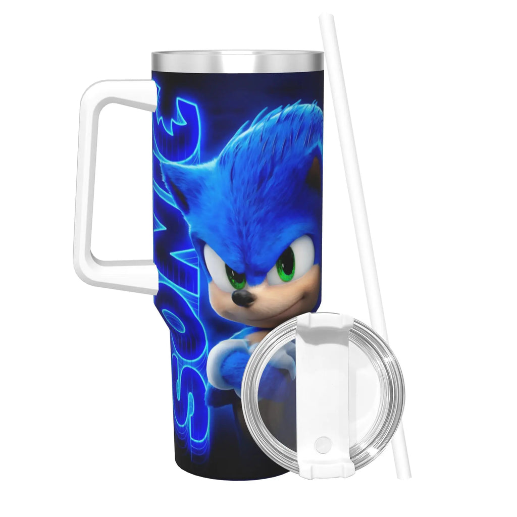 Stainless Steel Tumbler S-Sonices Game Thermal Mug Blue Character
Heat Preservation Hot Drinks Car Mugs Driving Water Bottle